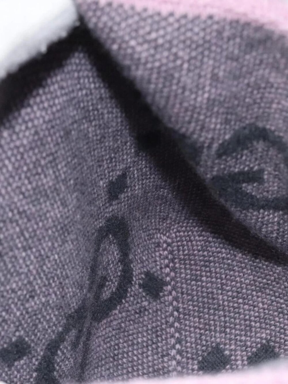 GUCCI GG Canvas Knitted Fabrics Cap Cashmere M Pink 676827 Auth am8353 - Picture 9 of 12